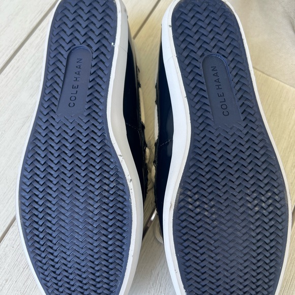 NEW Cole Haan Moccasin - Navy Blue and White - Picture 2 of 3